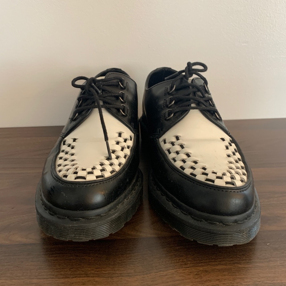 Dr. Marten’s Creepers, Black and White, Size 11